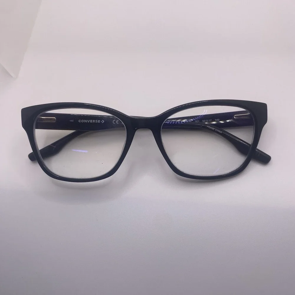 Converse Eyeglasses Women FRAME ONLY CV5064 Cat Eye 53-17-140 Black 856
